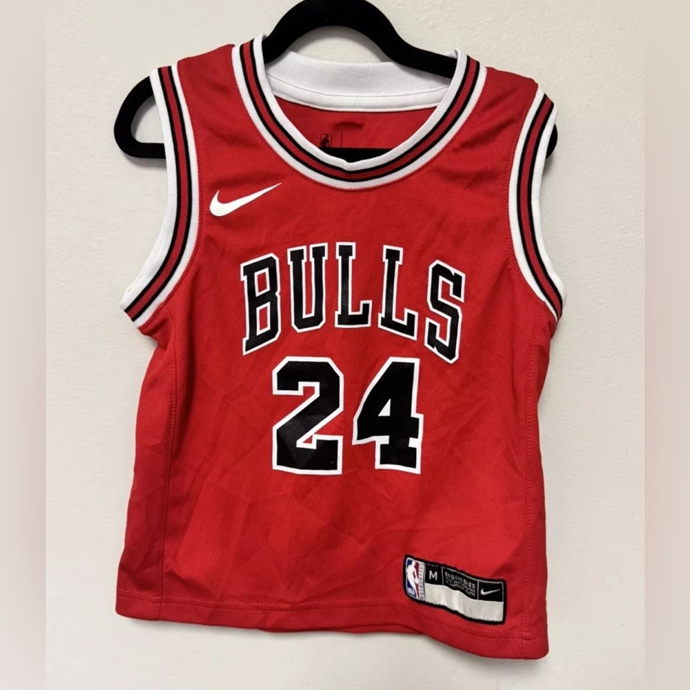 Chicago Bulls #24 LAURI Markkanen Nike City Edition NBA Jersey Boys SizeM(5-6)